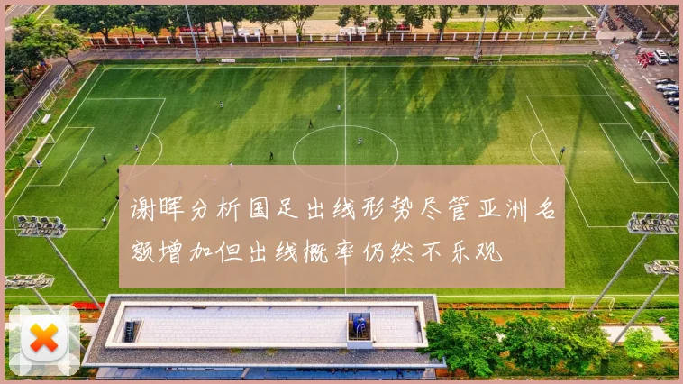 谢晖分析国足出线形势尽管亚洲名额增加但出线概率仍然不乐观